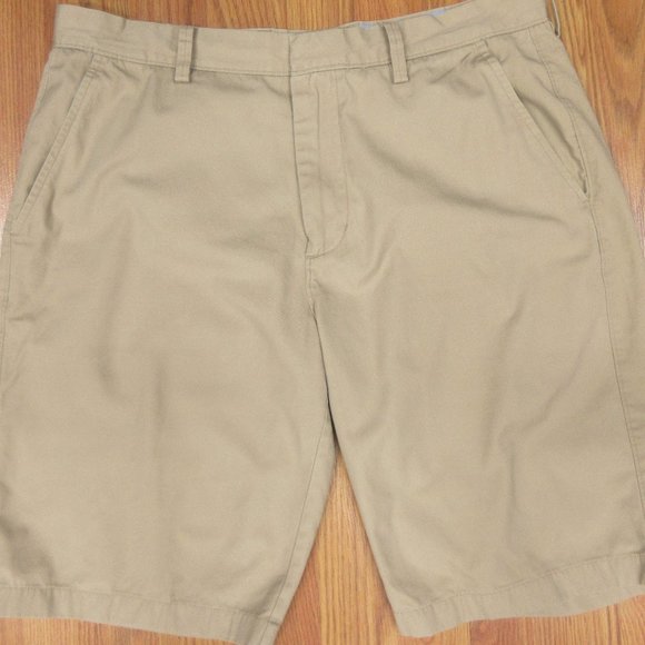 J.CREW REGULAR FIT SHORTS 100% COTTON TAN Sz 35
